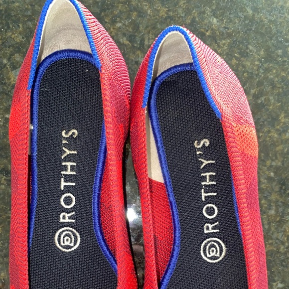 Retired Rothy’s Red Camo Points - Picture 2 of 4